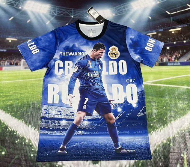 AAA Quality Real Madrid 24/25 Special Dark Blue Ronaldo Jersey